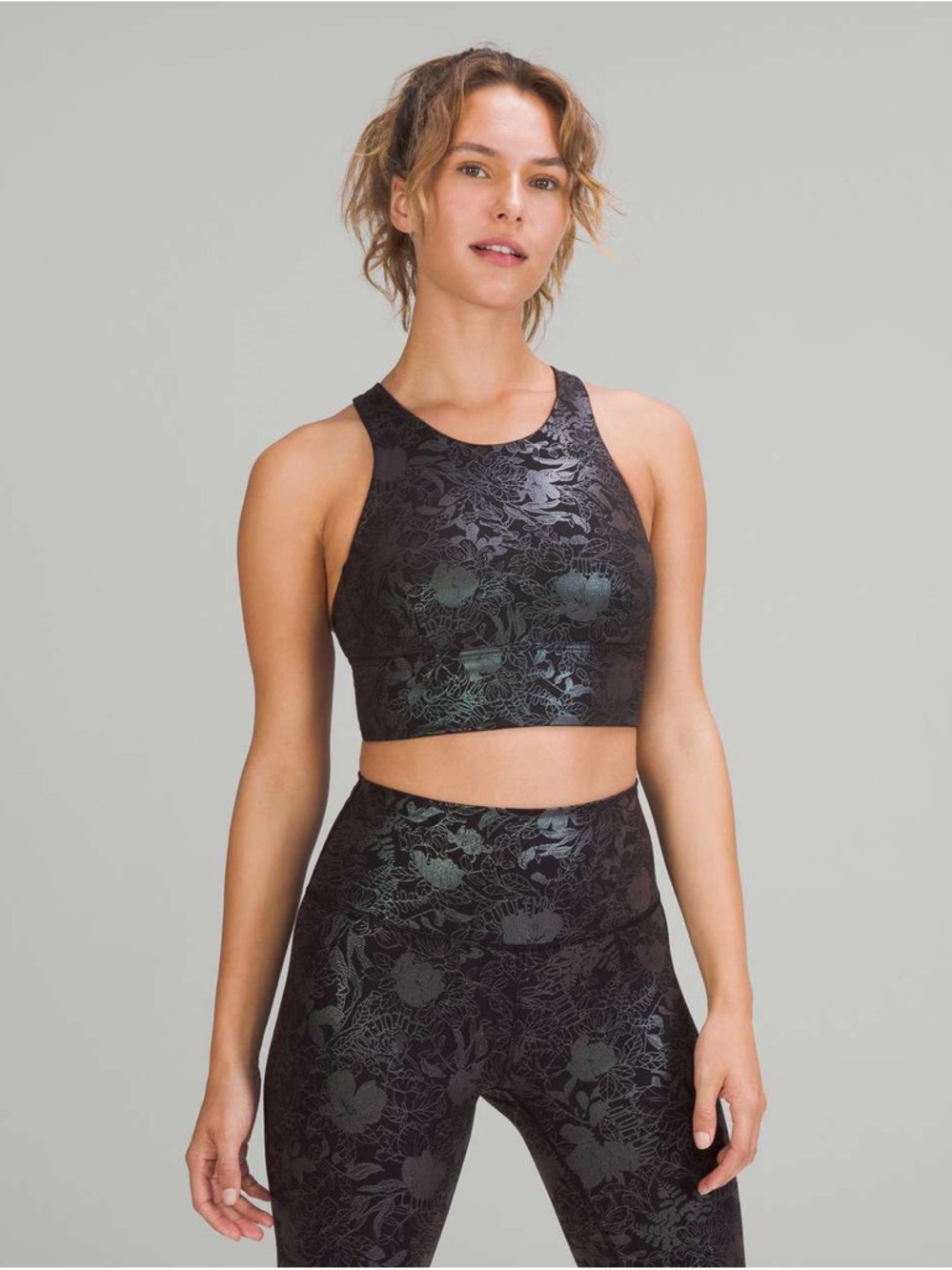 Lululemon Wunder Train Longline Bra *Foil
